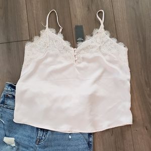 NEW Abercrombie Lace Trim Cami